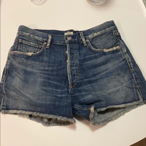 High rise denim shorts - Picture 4 of 11